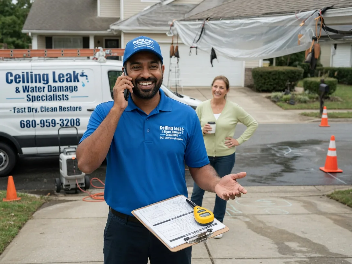 Ceiling Leak Cleanup Grand Mound, IA FAQs